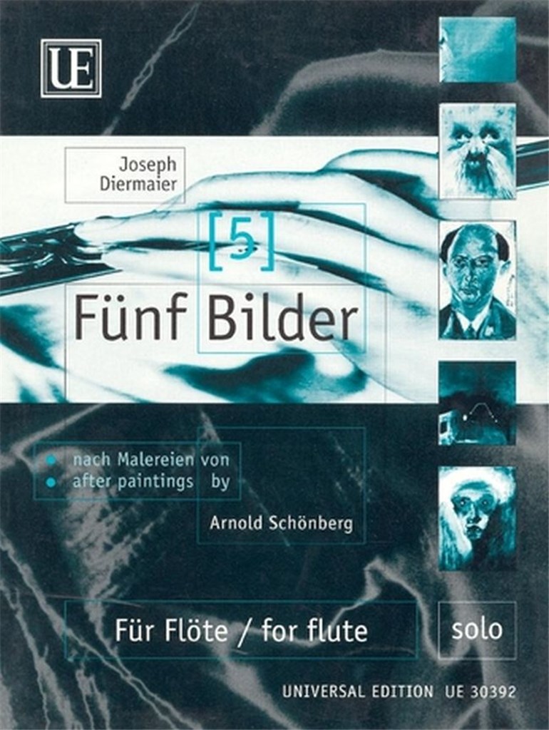 5 Bilder nach Malereien von Arnold Schönberg